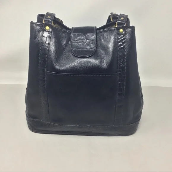Vintage Black Brahmin Classic Tote - Picture 3 of 16